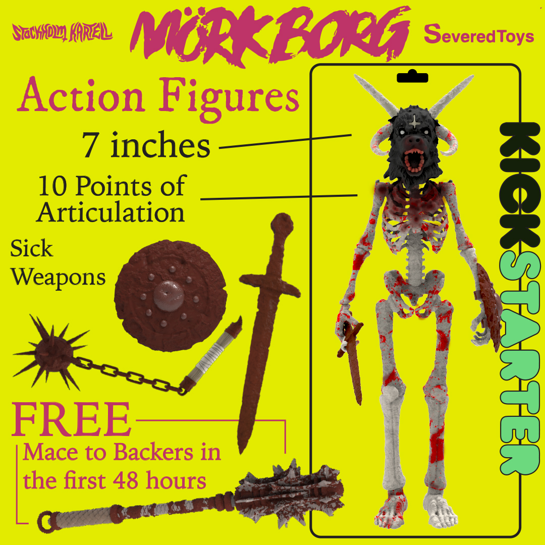 Severed Toys Mörk Borg Action Figure: Preview, Interview – The